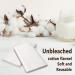 2PCS Reusable Unbleached Cotton Flannel Cloths for Castor Oil Packs - Liver Detox, Stomach & Joint Soothing Heat Compress - Buy Online on GoSupps.com