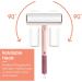Useful CO Extendable Lint Roller for Animal Hair - 16cm to 110cm Includes 1 Roller & 4 Refill Packs (Pink) - Large Lint Roll for Sticky Leaves & Soil | International Shipping - Buy Online on GoSupps.com