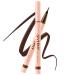 GIVERNY Milchak Waterproof Liquid Brush Eyeliner Brush 1g (03 Brown) - With 0.07mm Fine Brush  Smudge Proof and Longwearing Eye Makeup with Highly Pigmented and Quick Drying Formula