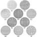 Shop Santa Claus Winter Christmas Nail Stamping Plates & Stencils - Perfect for Holiday Nail Art! - Buy Online on GoSupps.com