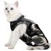 Lianzimau Katzenbody after op with anti-licking for abdominal wounds soft home indoor pet clothing e-neck band Alternative for cats dogs after the operation s (1 Pack) camouflage