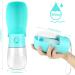 JOPHEK 300ml Portable Pet Drinking Bottle - Leak-Proof 180 Foldable Water Bottle with Activated Carbon Filter for Dogs & Cats - Ideal for Walking Traveling & Camping - Blue - Buy Online on GoSupps.com
