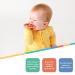 Nuby Silicone Pumpkin & Chocolate Bar Teether 2 Pack - 3+ Months - Buy Online on GoSupps.com