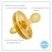 Natural Rubber Baby Pacifier - Rounded/Cherry - Medium (6-12 mos) - Handcrafted in Italy - Buy Online on GoSupps.com