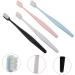 Iwowhero Portable Silk Toothbrush Set - 4 Soft Bristle Travel Toothbrushes for Sensitive Gums & Toddlers - Charcoal Absorption - Buy Online on GoSupps.com