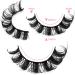 Russian Strip Lashes Natural Look False Eyelashes D Curly Faux Mink Lashes Wispy Fluffy Volume Russian Lashes 3D Effect Fake Eyelashes (10 Pairs) (10 DH02) Dh02 10 - Buy Online on GoSupps.com