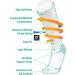 Juzo Power Lite 15-20mmHg Knee High Compression Sock - White - Small | International Shipping Available - Buy Online on GoSupps.com