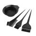 Set of Hair Coloring Brush Comb Bowl Dye Color