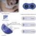 Cindiat Electric Anti-Snoring Device with Silicone Fixation Belt - Stop Snoring Solution for Men and Women (Blue) - Buy Online on GoSupps.com