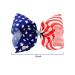 2 Pcs Large JOJO American Flag Hair Bow Independence Day Ribbon Clips 8 Inch Handmade Grosgrain Hair Accessories - Buy Online on GoSupps.com