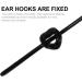 Faruta 12 Pairs Heart-Shaped Silicone Glasses Ear Hook Sleeves - Anti-Slip Comfort for Sunglasses & Reading Glasses (Black & White) - Buy Online on GoSupps.com