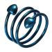 Magnetic field women's copper ring pure copper heart shaped women's ring Blue