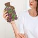 Mandala Floral Hot Water Bottle with Lid - Rubber Hot Water Bag for Pain Relief Cramps & Foot Warmer - Ideal for Hot and Cold Therapy - Buy Online on GoSupps.com