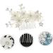 SKISUNO Side Comb Women Insert Comb Bridal Hair Accessories Bridal Hair Comb Wedding Bride Headwear Wedding Bride Headdress Women Hair Comb Accessories Bridal Headpiece Wedding Hair Comb - Buy Online on GoSupps.com