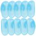 POPETPOP Lot de 5 Paires Prot ge-oreilles Silicone Bleu R utilisables pour Coloration Capillaire Protection Oreille Shampooing Salon Domicile