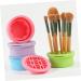 Angoily Folding Makeup Brush Cleaning Cup Make up Brush Cleaner Makeup Brush Cleaning Mat Silicone Makeup Brush Holder Makeup Brush Cleaning Pad Scrubber Silica Gel Scrub Cup Sponge Purple - Buy Online on GoSupps.com