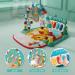 Musical Baby Gym Play Mat | Kick & Play Piano | Tummy Time Activity Center - Green - Buy Online on GoSupps.com