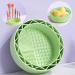 Silicone 3 in 1 Makeup Brush Cleaner Mat With Drying Rack Makeup Brush holder Cleaner Bowl Upgrade for Brushes Powder Puffs and Sponges (green)