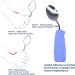 Weighted Adaptive Spoon for Hand Tremors - Purple Right Hand | EZ Assistive Independent Eating Utensil - Buy Online on GoSupps.com