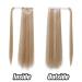 Buy Oufei 24-Inch Blonde Long Straight Synthetic Ponytail Extension with Velcro Fastener - Natural Look for Women - Buy Online on GoSupps.com