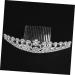 FOMIYES Tiara Bridal Headpiece Pearlescent Comb Bride - Buy Online on GoSupps.com