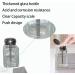 Rowcay Refillable 120ml Empty Glass Bottle Push Down Pump Dispenser Bottle with Measuring Scales for Nail Polish and Makeup Remover Perfect For Home And Salon Use - Buy Online on GoSupps.com