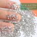 Nail Rhinestones 1728pcs Clear Diamond Beads for Nails Art - YGDZ Nail Gems Crystal Stones - 288pcs of Each Size SS3 4 5 6 8 10 - Perfect for Nail Art Crafts - Buy Online on GoSupps.com