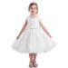 NNJXD Baby Girls Flower Princess Birthday Party Dress 648 White 2-3 Years - Shop Now - Buy Online on GoSupps.com