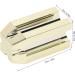 4 in 1 Eyebrow Pencil Sharpener Duckbill Shape Sharpener Cosmetic Makeup Pencil Sharpener Universal Sharpener for All Wooden and Plastic Pencil Sizes Essential Tool for Girls Makeup Gold - Buy Online on GoSupps.com