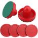 Mini Air Hockey Pucks and Paddles Replacement Set - Red Pushers and Pucks Value Pack - Buy Online on GoSupps.com