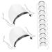 FOMIYES 50pcs Hairdresser Styling Shield Transparent Plastic Facial Protector Salon Haircutting Eye Cover Prevents Hair and Spray from Reaching Eyes