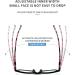 PLOPLO Progressive Multifocal Glasses - Anti Blue Light Blocking Computer Readers | Blue Flower Design | 1.5x Magnification - Shop Internationally - Buy Online on GoSupps.com