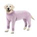 Ranypet one-divider for dogs pajamas for large medium-sized dogs for relaxation dog body after op surgical recovery suit for dogs anti-licks wound protection dog neck rope alternative 7xl 7xl purple