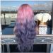 BGHJUE Gradient Purple Long Curly Lace Front Wig - Human Hair for Black Women | Pre Plucked Brazilian Remy Hair - Buy Online on GoSupps.com