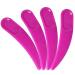 PANA Curved Boomerang Disposable Plastic Spatula for Makeup & Skincare - Pink (Pack of 100) | International Shipping Available - Buy Online on GoSupps.com