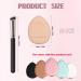 CHNOPS Powder puff Makeup sponge 26 pcs Finger Puff Makeup Sponges - Soft Beauty Tools for Flawless Makeup - Foundation Concealer Eye Shadow - 5 Colors Included With concealer brush - Buy Online on GoSupps.com