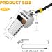 Willight 3-Piece Stainless Steel Trill Whistles | Loud Sports Pipes for Coaches & Referees | International Shipping - Buy Online on GoSupps.com
