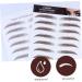 Beavorty 12 Pcs Eyebrow Stickers Authentic Fake Eyebrows Black Makeup Imitation Eyebrow Hair 6d Makeup Tools - Buy Online on GoSupps.com