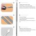 Cuticle Pusher Professional Cuticle Pusher Nail Pusher Kit Stainless Steel Cuticle Pusher Cuticle Pusher Set Stainless Steel Ingrown Toenails Set 2 Pieces - Buy Online on GoSupps.com
