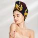 Note Guitar Coral Velvet Dry Hair Cap | Quick-Dry Towel Wrap for Men & Women - Perfect for Home & Travel - Buy Online on GoSupps.com
