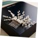FRCOLOR 9-Piece Set Headpiece for the Bride Hair Combs for the Bride Wedding Hair Comb Wedding Hair Accessories Hair Pin Hair Clip Wedding Headpiece Pearl - Buy Online on GoSupps.com