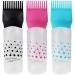 BESTYASH 3pi ces Flacon De Teinture Cheveux Rechargeable Pour Salon Coiffure Avec Peigne Bleu Rose Noir R cipient tanche Et Anti-d rapant - Buy Online on GoSupps.com