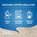 Lavazza Ground Coffee Caff Crema Decaffeinato - Pack of 2 (250g each) - Premium International Shipping - Buy Online on GoSupps.com