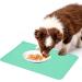 Moacc Slipproof & Waterproof Silicone Feed Mats for Dogs & Cats - 47x30cm Green Food Base | International Shipping - Buy Online on GoSupps.com