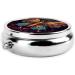 Colorful Butterflies Portable Metal Pill Box - Mini 3-Compartment Design for Small Pills | Ideal Travel Accessory - Buy Online on GoSupps.com