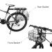 HOMEE Folding Rear Bike Basket - Detachable Front Bag for Mountain Bike - Cargo Rack Accessory - Black - Buy Online on GoSupps.com