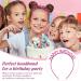 Dizila 12 Pack Candy Color Happy Birthday Headbands for Girls - Party Decoration Tiara Crowns for Kids & Teens - Buy Online on GoSupps.com