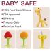 ANGELBLISS Baby Teething Toys (4 Pack) - Natural Organic & BPA-Free Teether Set for Infants and Toddlers - Orange Teether Chew Toys for Boys & Girls - Buy Online on GoSupps.com