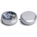 Small Round Travel Pill Case | Portable 3 Compartment Metal Pill Box for Daily Use & Travel - Buy Online on GoSupps.com