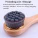 Manual Facial Cleansing Brush with Bamboo Charcoal Fiber Bristles - Skin Cleanser & Scrubber for Acne, Face Mask Application, and Deep Pore Cleaning - Buy Online on GoSupps.com